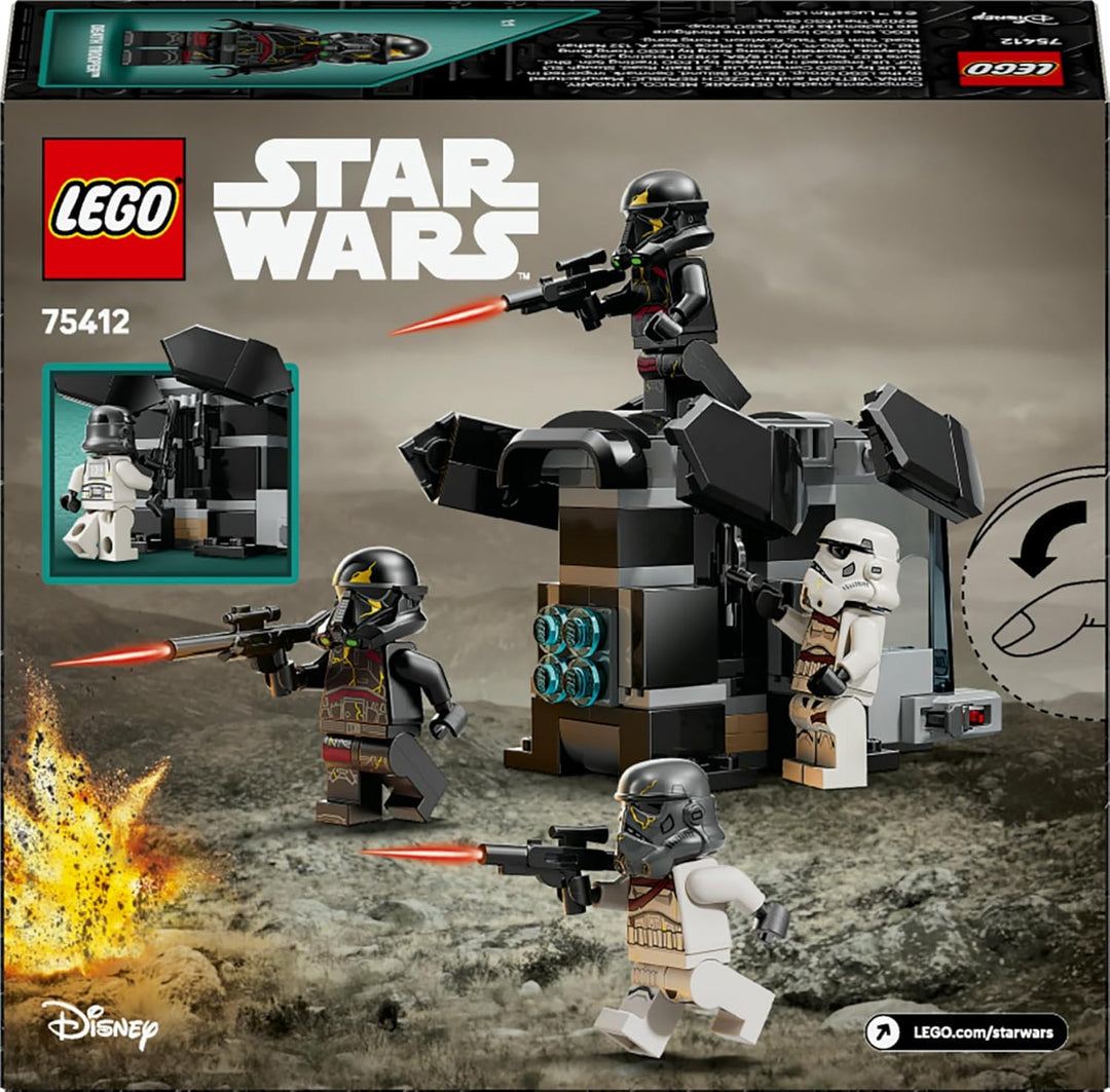 LEGO Star Wars 75412 Todestruppler & Nachttruppler Battle Pack - Bauspielzeug mit Dropship und 4 Min