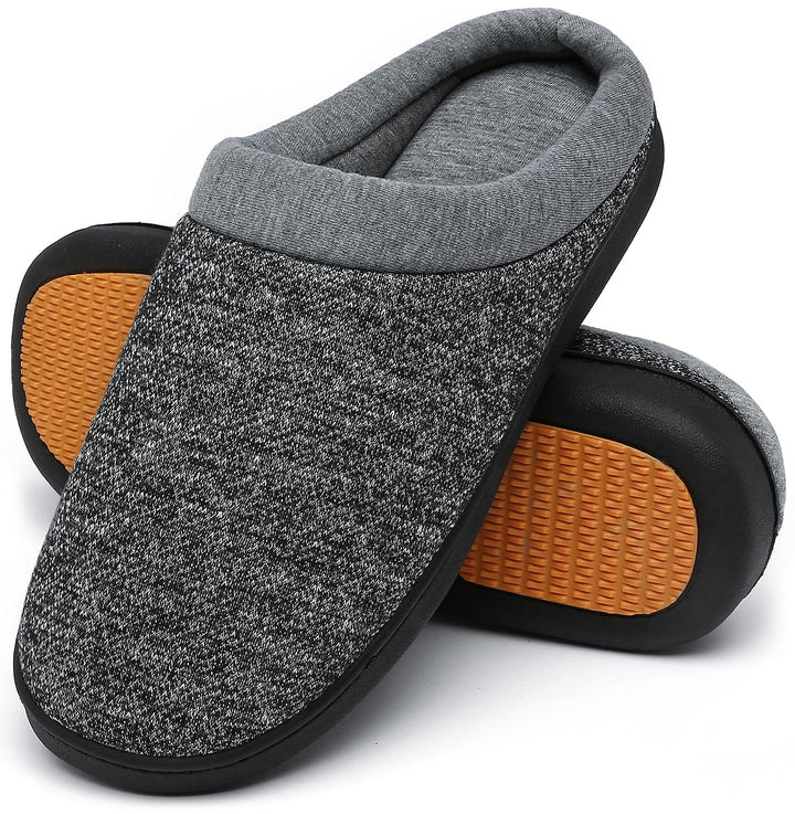 Mishansha Herren Damen Warme Hausschuhe Winter Memory Foam Plüsch Pantoffeln Rutschfest Slippers,Gr.