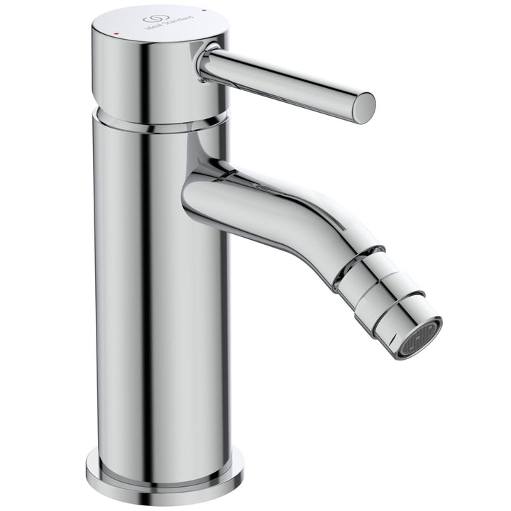 Ideal Standard BC197AA Ceraline Bidetarmatur mit Zugknopf-Ablaufgarnitur