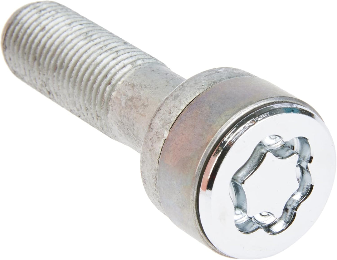 28017SL Radsicherungsbolzen SL (Ultra High Security) M14x1.5, Kugelsitz R14, Schaftlänge 45,0 mm, Ge