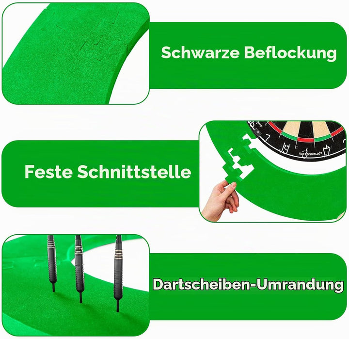 5 Stück Dartboard Schutzring: Dartscheiben Surround Dartscheibe Rand, Dartboard Rand für die Garage,
