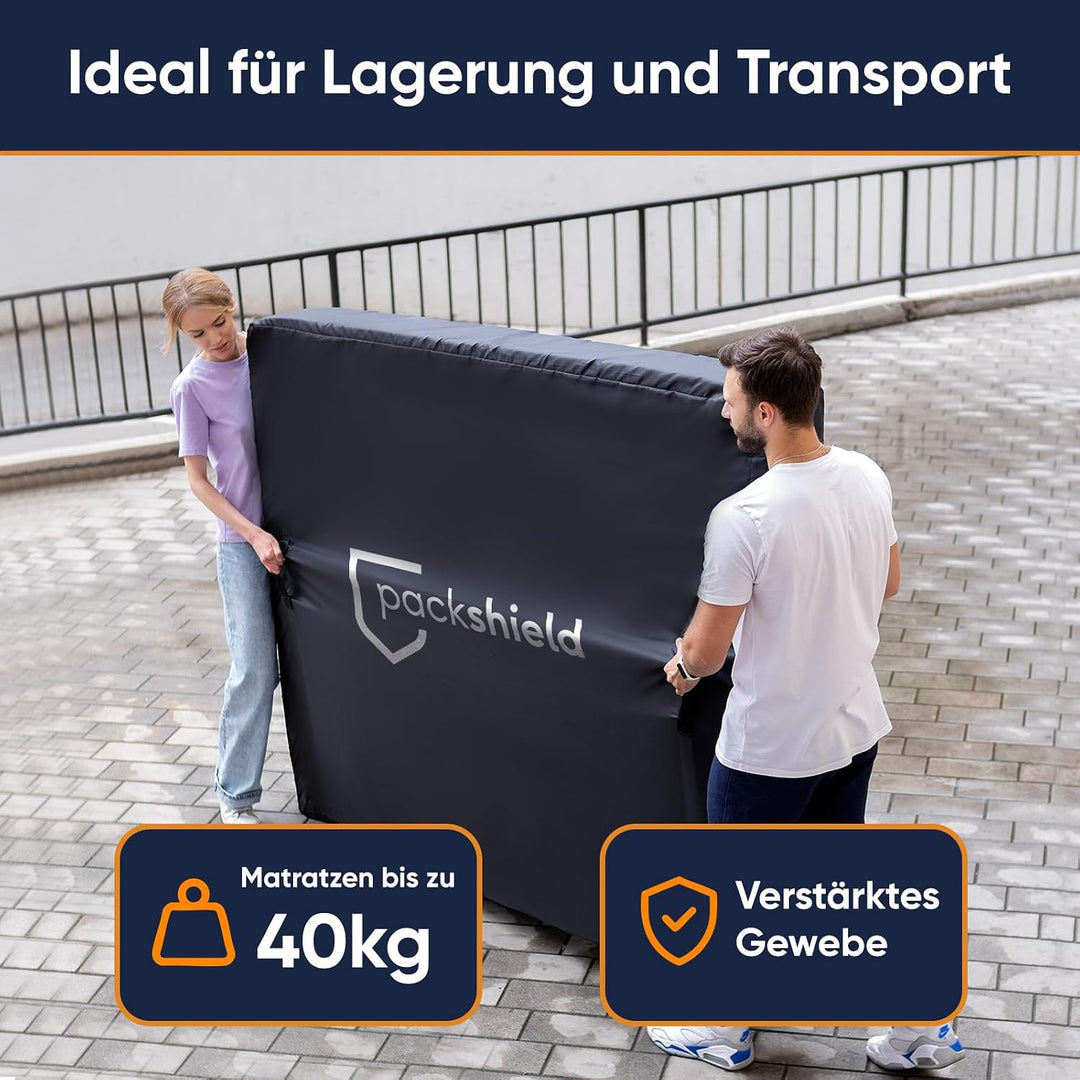 Matratzenhülle 90x200cm – Schutz für Aufbewahrung und Umzug – Dicke 30cm – wasserdichte und reissfes