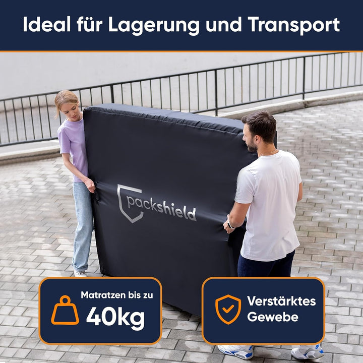 Matratzenhülle 180x200cm – Schutz für Aufbewahrung und Umzug – Dicke 30cm – wasserdichte und reissfe