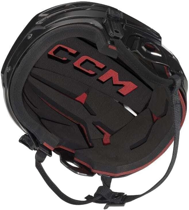 CCM Tacks 70 Helm Combo Senior Schwarz L, Schwarz L