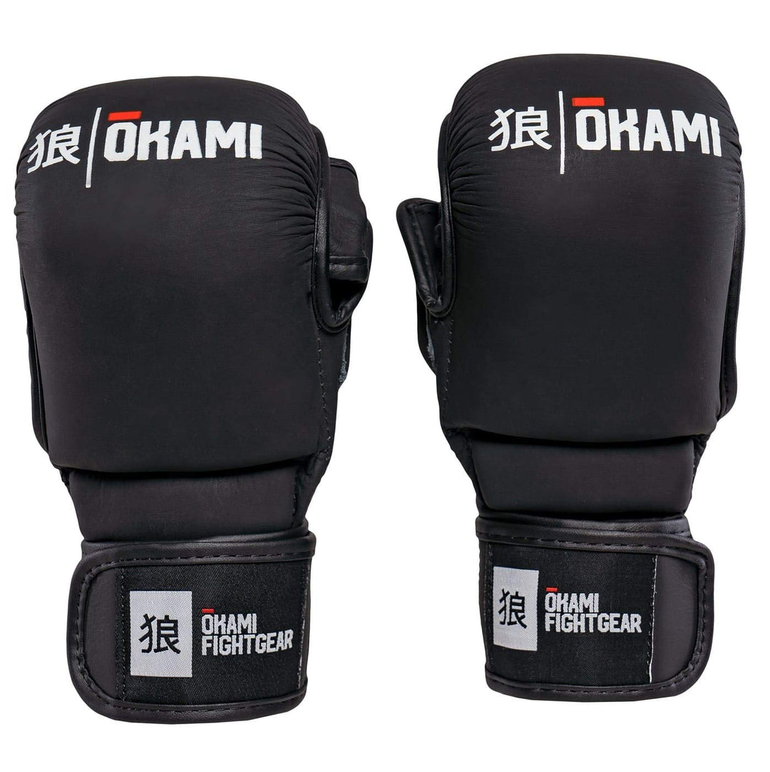 Okami Hi-Pro Sparring MMA Handschuhe Noir- Grappling Freefight BJJ Handschuhe (M)