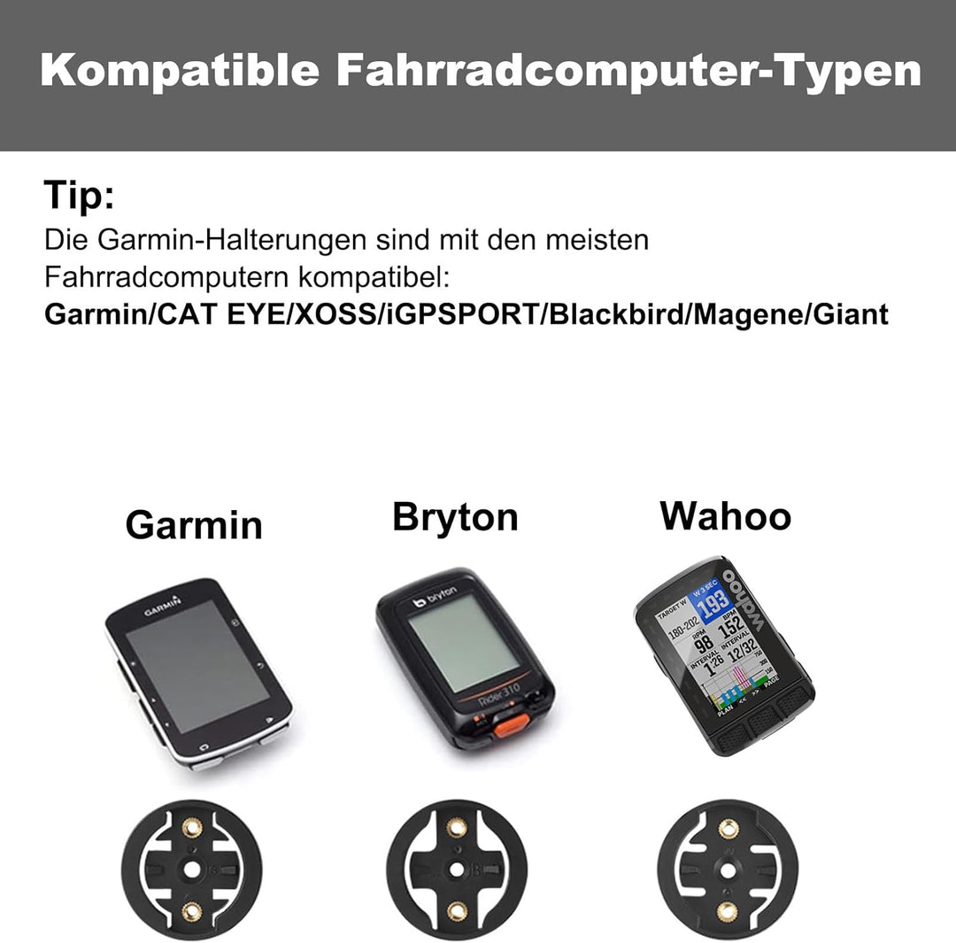 Rennrad Fahrradcomputer Halterung fürGarmin Edge 130, 530, 540, 800, 830, 840, 1000,1030,1040 Plus,