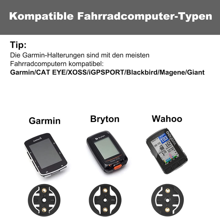 Rennrad Fahrradcomputer Halterung fürGarmin Edge 130, 530, 540, 800, 830, 840, 1000,1030,1040 Plus,