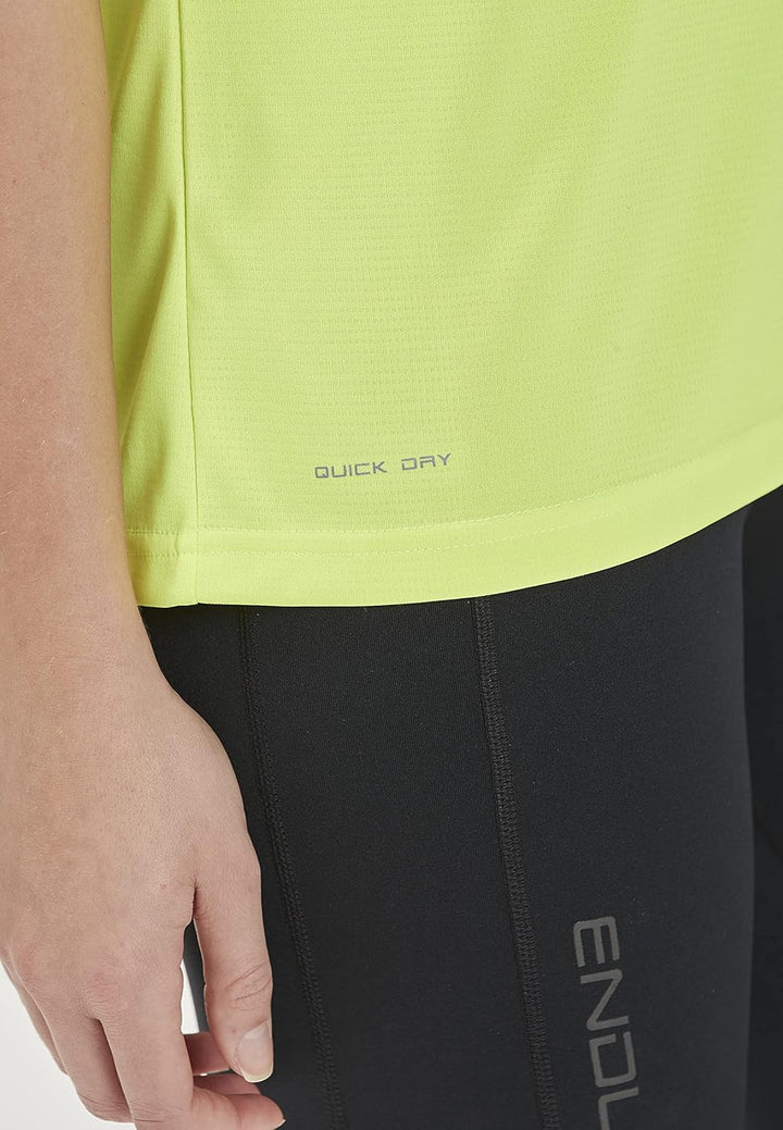 endurance Damen Funktionsshirt Vista, 44 5001 Safety Yellow