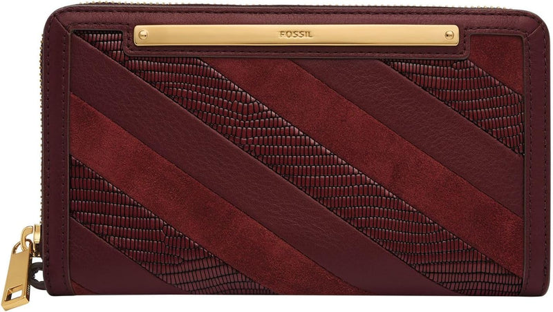 Fossil Zip Around Clutch Liza für Damen Leder, SL8297631