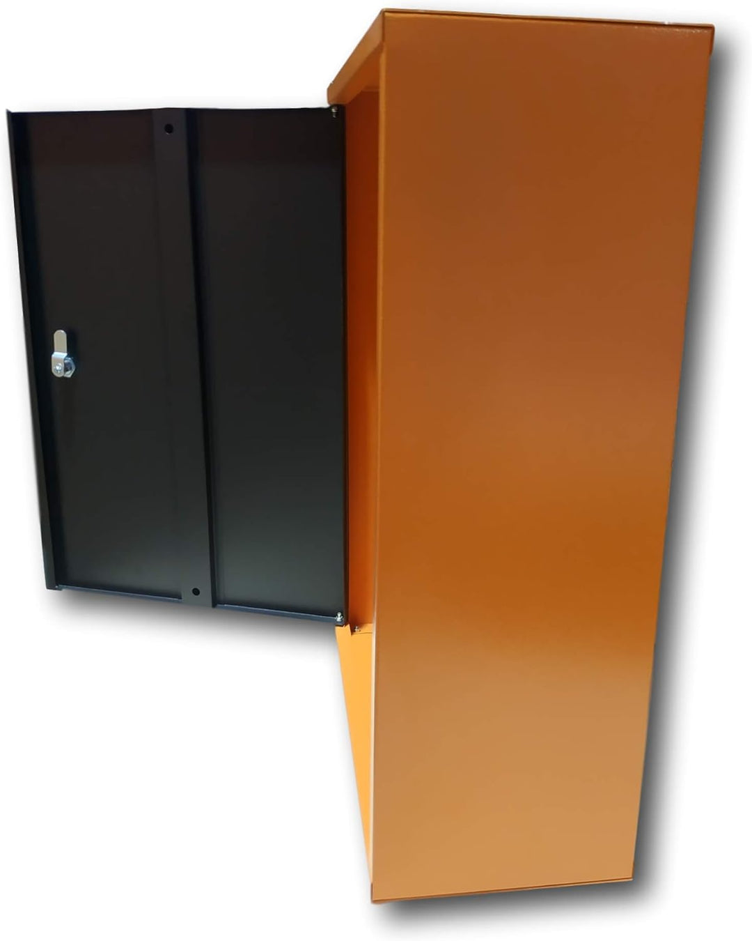 METALLMOBELL – Werkzeugschrank Metall 60x40x20 cm, mit Metallregalen, Wandwerkzeugtafel und Schloss,