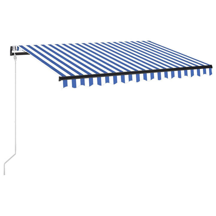Festnight Markise Automatische Markise mit LED & Windsensor Gelenkarmmarkise Balkonmarkise Sonnensch