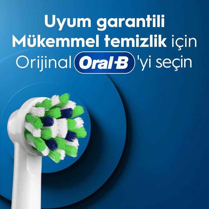 Oral-B Zahnbürste Ersatzkopf Cross Action schwarz 4 Stück