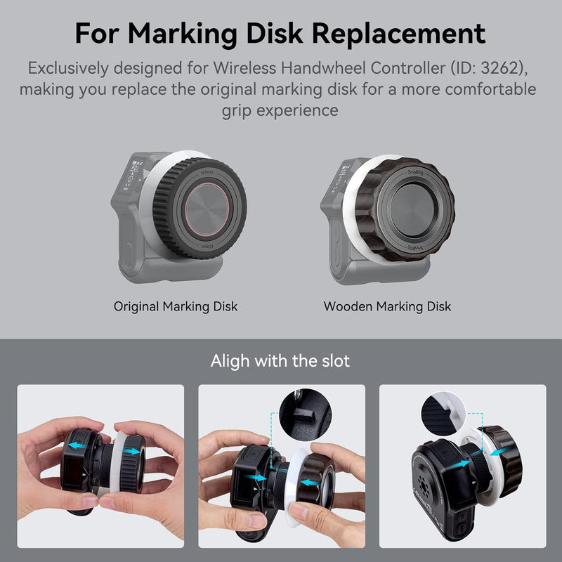 SMALLRIG Follow Focus Marking Disk (Holz) für SMALLRIG Wireless Handwheel Controller - 4091