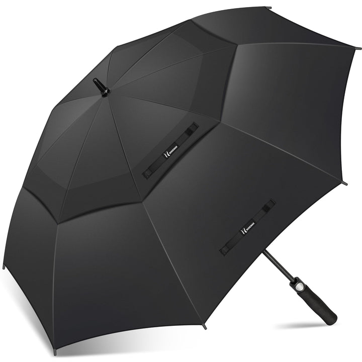NINEMAX Golf Regenschirm Gross Sturmfest XL/XXL, Grosser Regenschirm Sturmfest Stabil, Golfschirm Gr