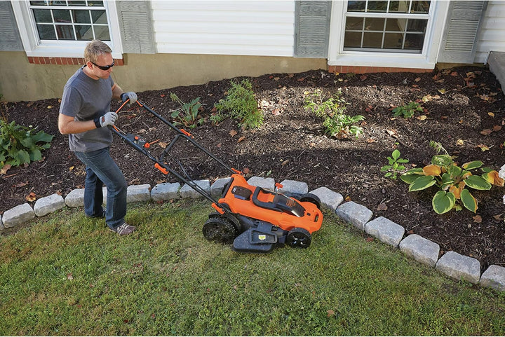 Black+Decker 3-in-1 Akku-Rasenmäher (mit Autosense 36V, 48 cm Schnittbreite, für mittlere und grosse