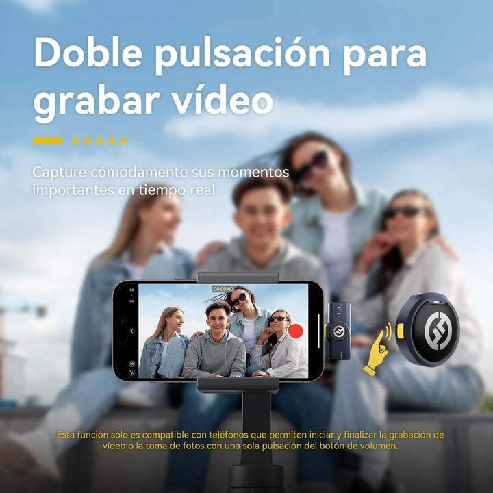 Hollyland Lark M2 Wireless Lavalier Mikrofon für iPhone Lightning MFi-Zertifiziert, 48kHz/24 bit Hi-