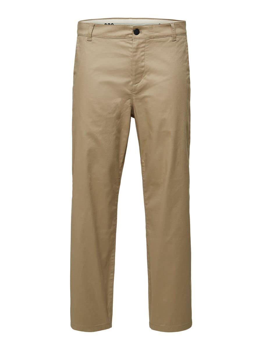 Selected Homme Loose 220 Flex Pants 32 Chinchilla, 32 Chinchilla