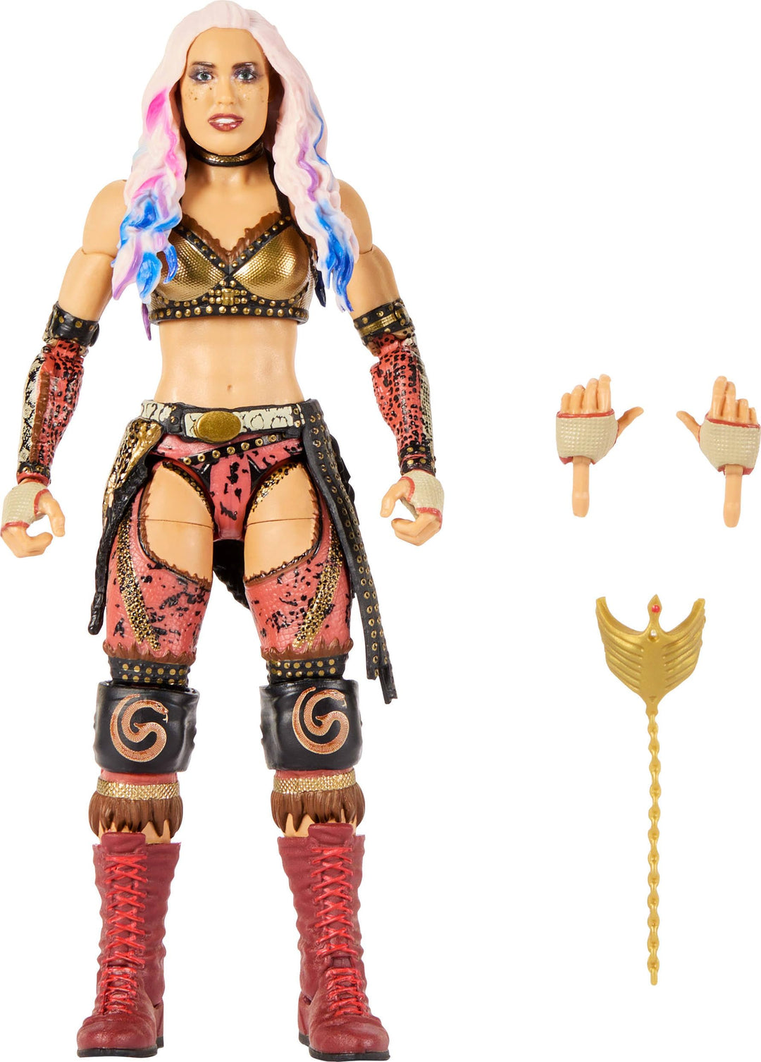 Mattel WWE Elite Actionfigur & Zubehör, Serie #125 Set, 15,2 cm grosses Sammlerstück Giulia mit 25 G