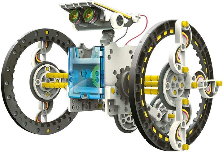 SELVA 14-in-1 Solar-Roboter – Mit nur 1 BAUSATZ (über 200 Bauteile) 14 Verschiedene Modelle Bauen –