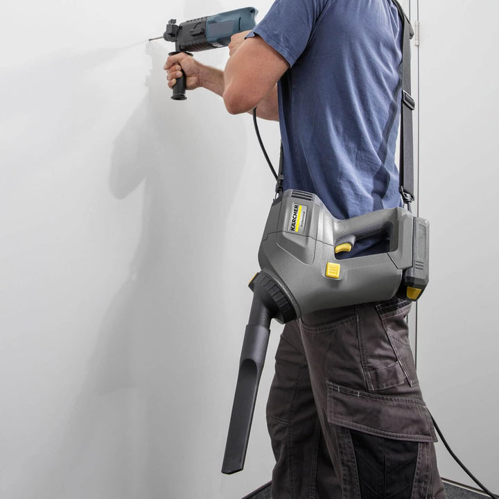 Kärcher Akku-Trockensauger HV 1/1 Bp Cs Professional, 70 dB, 0,9 l Behälter, Akkuleistung max. 100 m
