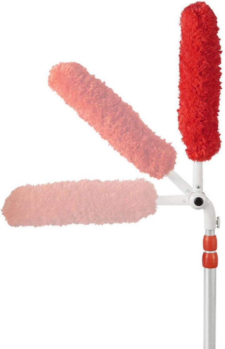 Oxo Good Grips ausziehbarer Staubwedel, Aluminium, mit verschiedenen Aufsätzen Long Reach Duster Sin