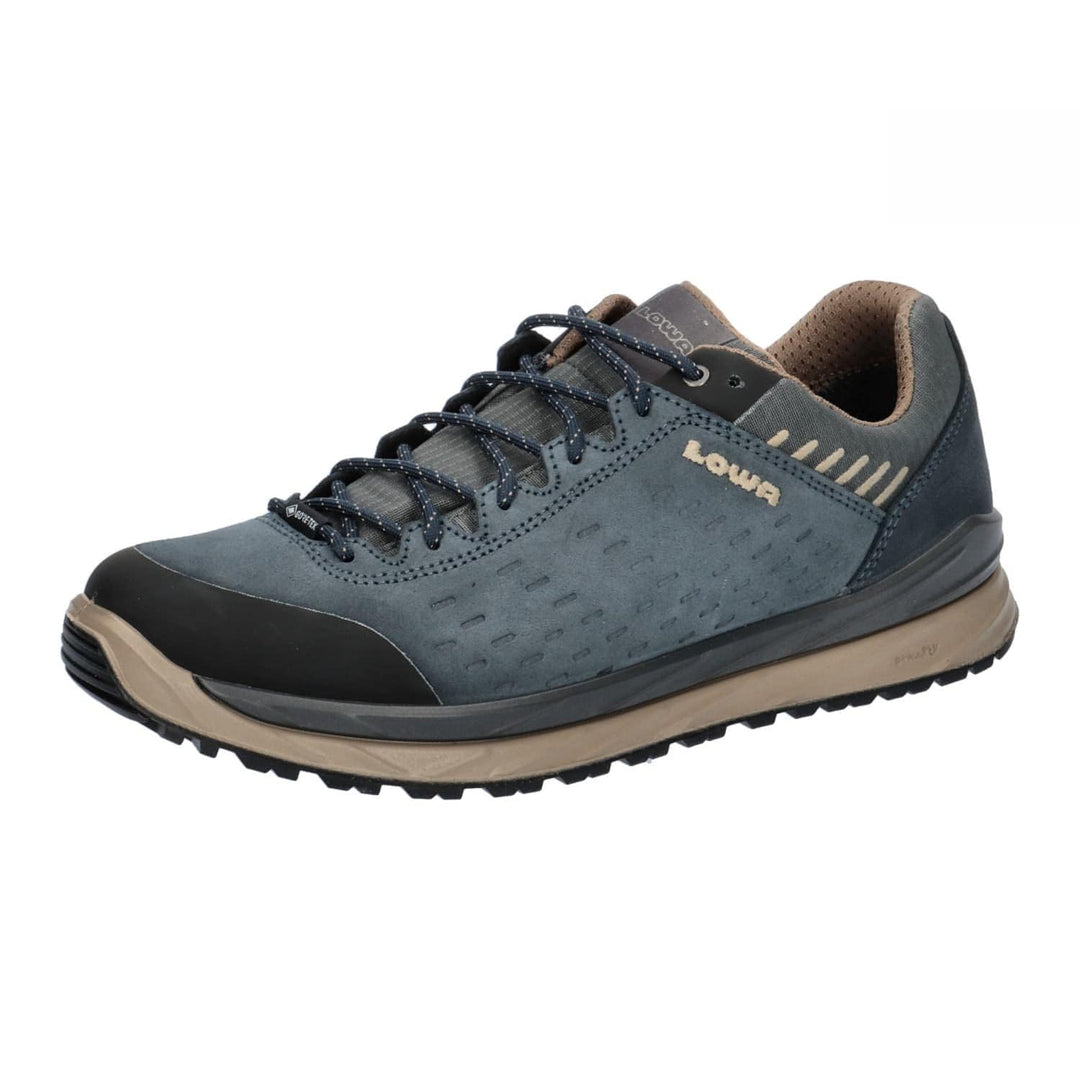 LOWA Halbschuh MALTA GTX LO 42.5 EU Stahlblau Dune, 42.5 EU Stahlblau Dune