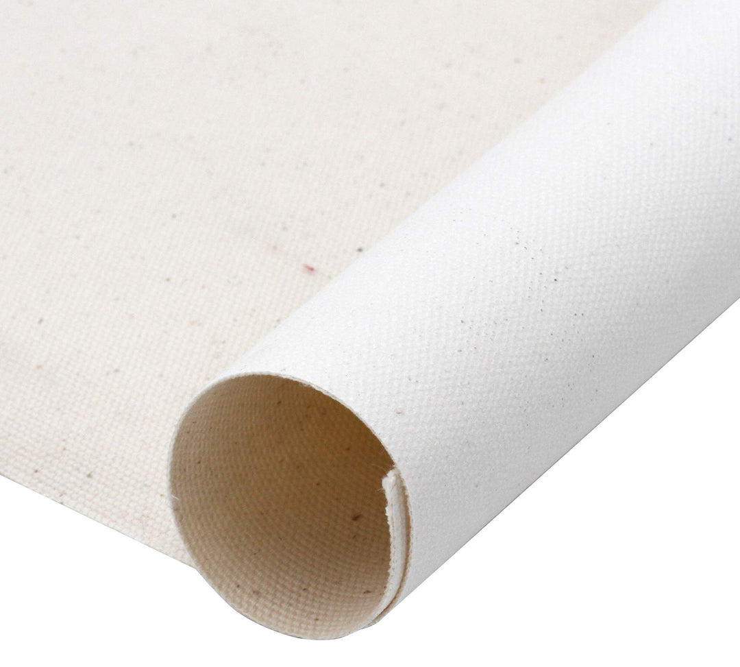 Paintersisters Premium 380 gr/m² LEINWAND auf Rolle 10m x 160cm, malfertig vorgrundiert, 100% Baumwo