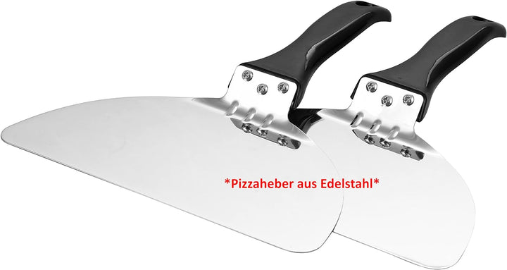 Emerio Pizzaofen, Platte aus feuerfestem Stein, backt Pizza in kurzer Zeit (auch für TK Pizza), 31.5