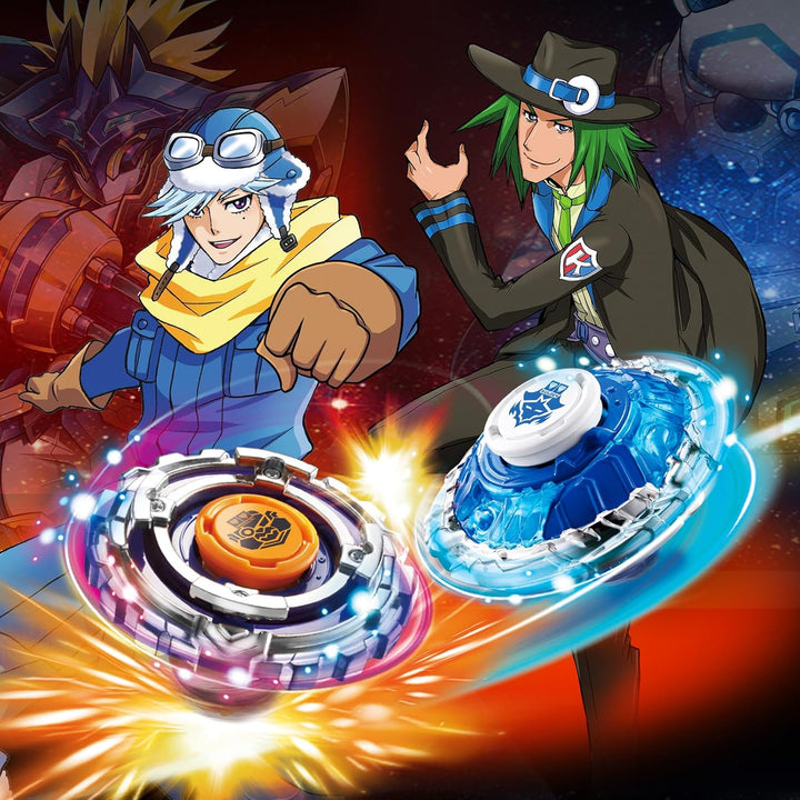 INFINITY NADO Kreisel Serie Split, Metallische Battle Tops Kreisel mit Launcher, Kinderspielzeug Jun