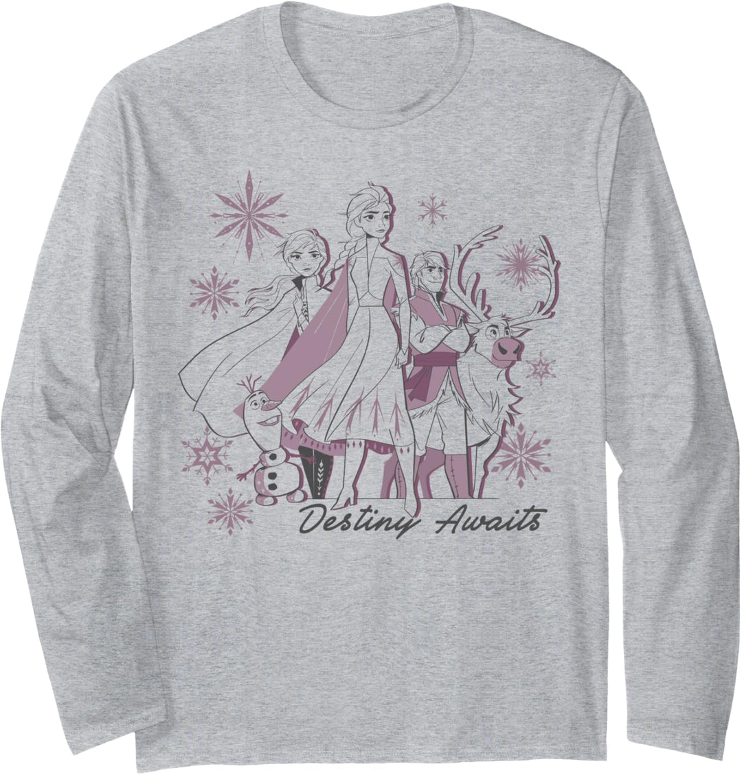 Disney Frozen 2 Group Shot Destiny Awaits Langarmshirt