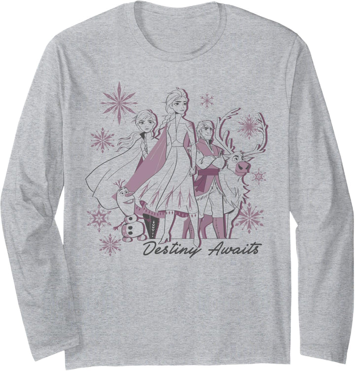 Disney Frozen 2 Group Shot Destiny Awaits Langarmshirt