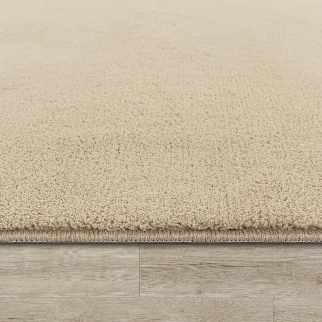 Paco Home Waschbarer Teppich Wohnzimmer Schlafzimmer Kurzflor rutschfest Flauschig Weich Moderne Ein
