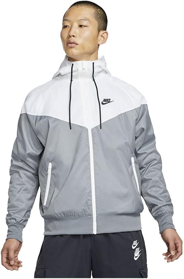 Nike Herren Sportswear Windrunner Jacke XS Smoke Grey/White/Smoke Grey/Bl, XS Smoke Grey/White/Smoke