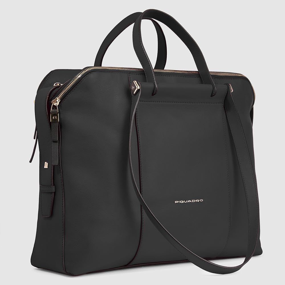 Piquadro Circle Schulranzen, 40 cm, Schwarz (Nero)