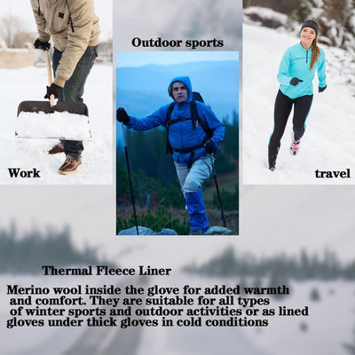 Warme Handschuhe für den Winter, wasserdicht, atmungsaktiv, mit Touchscreen, für alle Outdoor-Aktivi