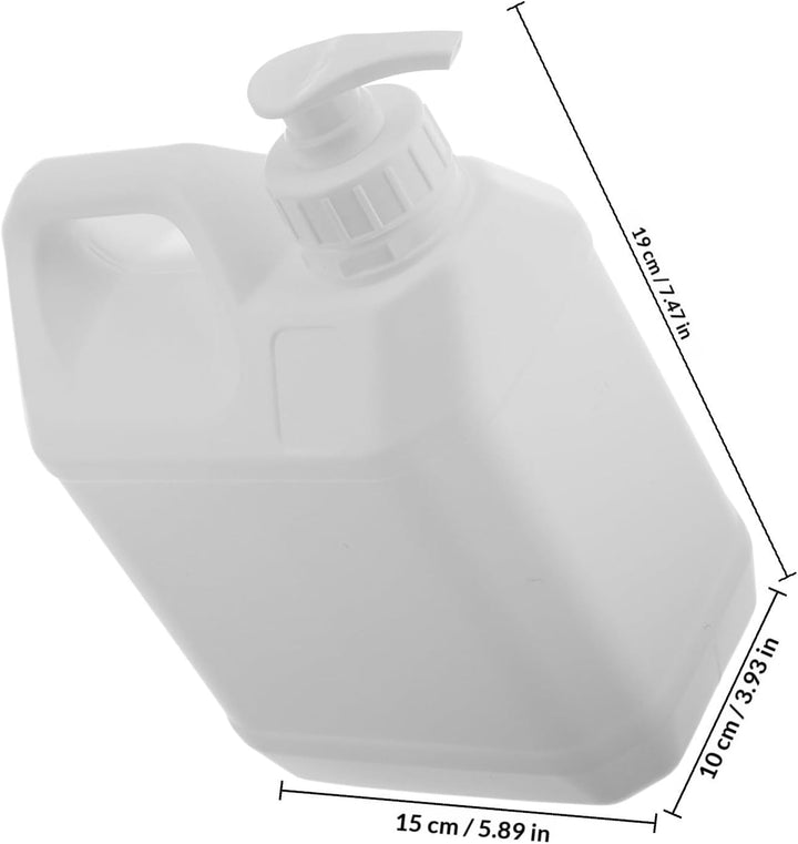 BESPORTBLE Weisser 2l Schaumspender aus Kunststoff mit Einfachem Pumpendesign und Leicht zu Reinigen