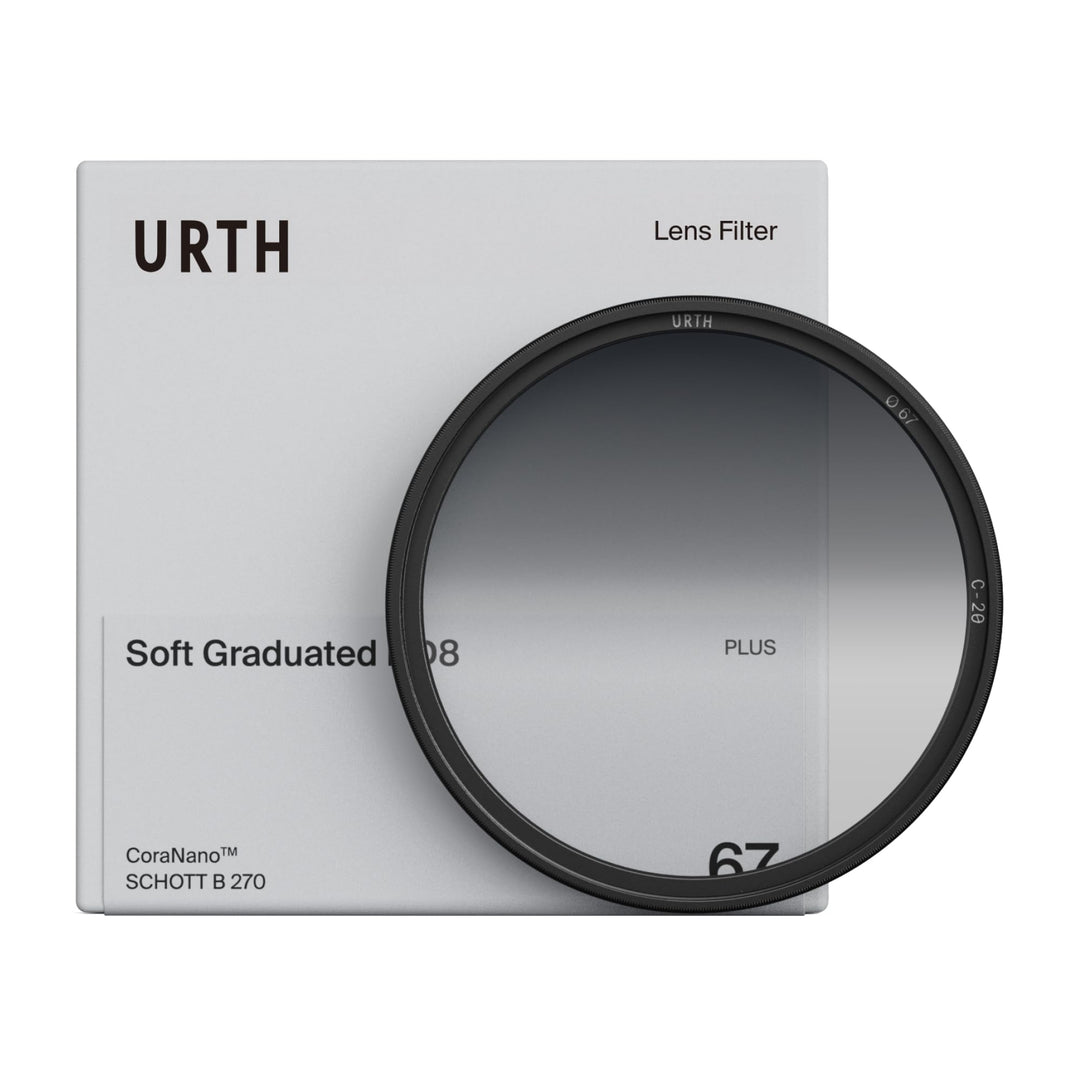 Urth 37 mm Grauverlaufsfilter Soft ND8 GND Filter (Plus+) 37mm, 37mm