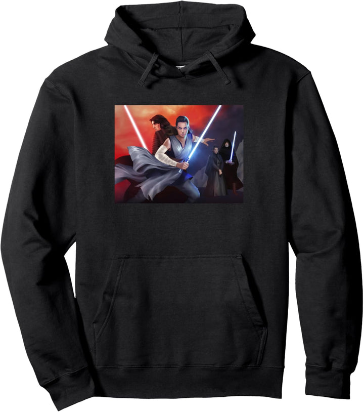Exklusives Rey & Kylo-Porträt zu Star Wars: Die letzten Jedi Pullover Hoodie