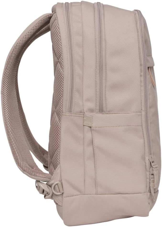 Beckmann, Rucksack Urban, für Schule Uni Arbeit Freizeit, mit extra Laptopraum, 30L Beige, Beige