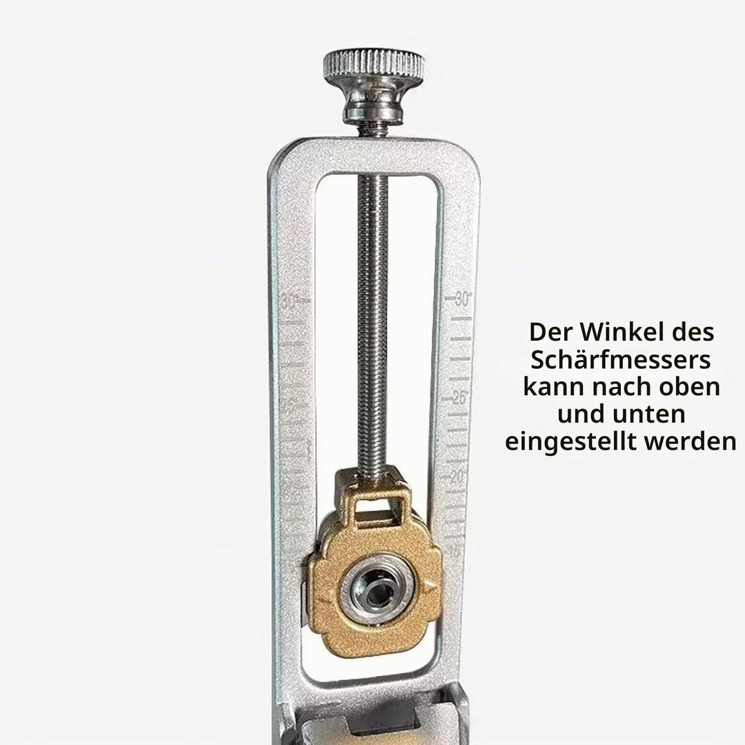 Messerschärfsystem, Manuelle Messerschärfer Profi Präzisions Winkel 15–30°, Messer Schärfen mit 12 S