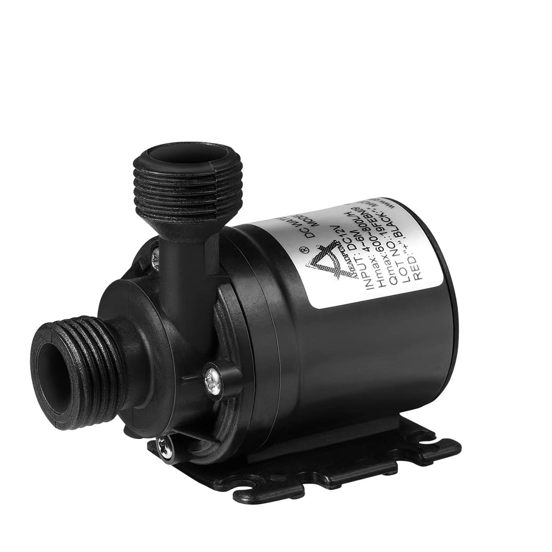 UEETEK DC 12V 800L / H 5M Brushless Tauchwasserpumpe für Brunnenpool Solarumlaufsystem Wasserzirkula