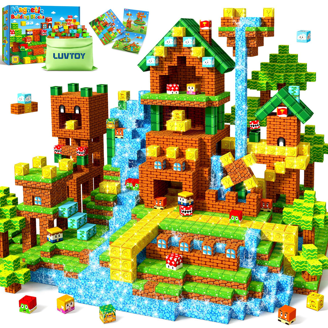 Magnetische Bausteine - Magnetbausteine Kinder - Magnetische Spielzeug Magnetspielzeug Magnete Kinde