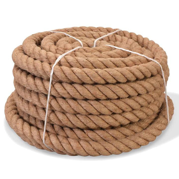 vidaXL Seil 100% Jute 30 mm 50 m 30 mm x 50 m, 30 mm x 50 m