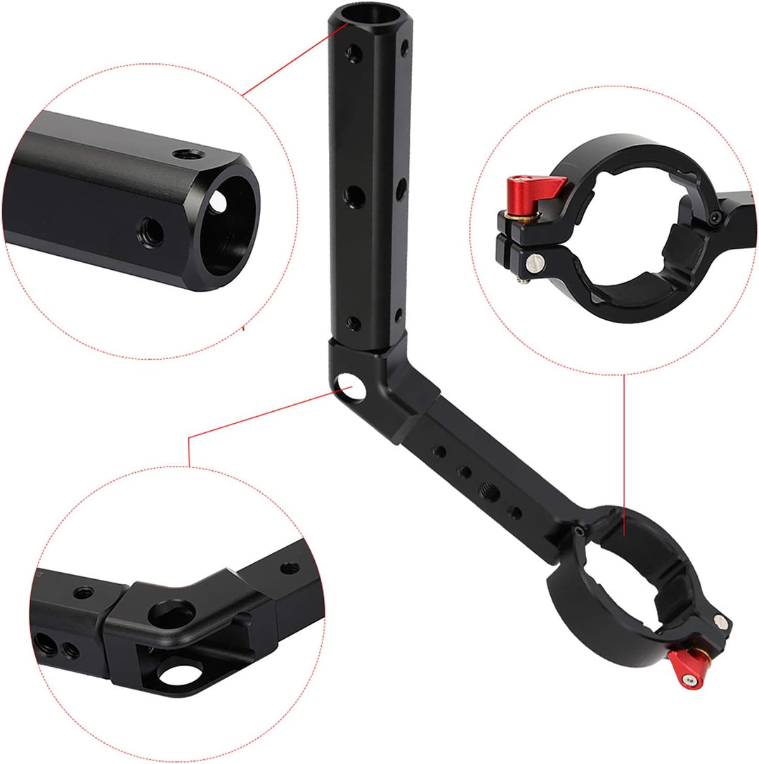 VBESTLIFE Griff Transmount Halterung Rig 1/4 Schraube Aluminiumlegierung Metallverbinder für Zhiyun