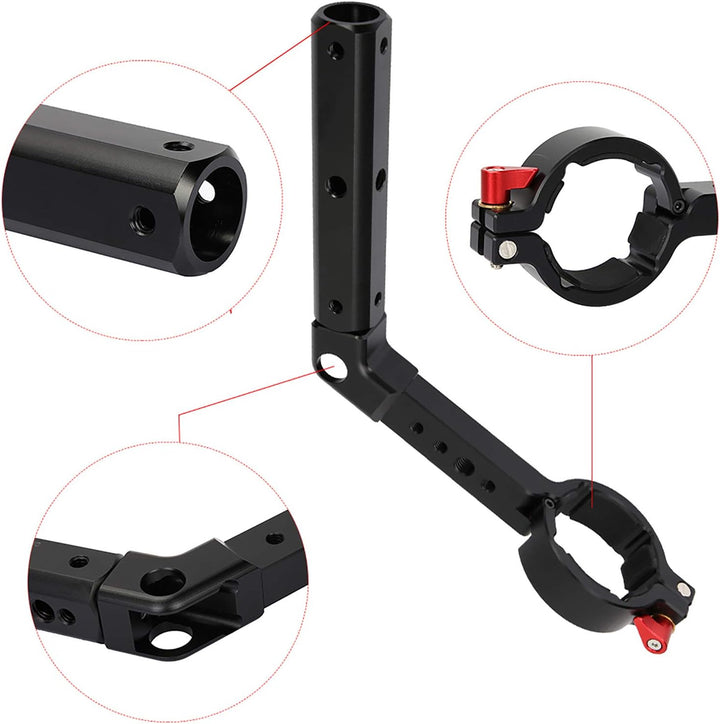 VBESTLIFE Griff Transmount Halterung Rig 1/4 Schraube Aluminiumlegierung Metallverbinder für Zhiyun