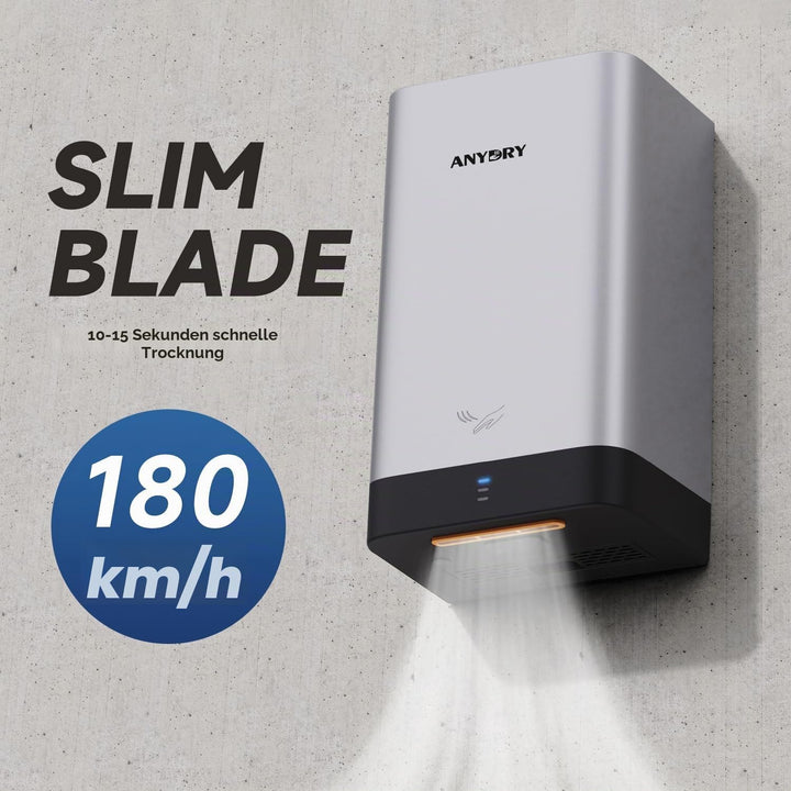 anydry AD2822 Hochgeschwindigkeits-Händetrockner Automatischer elektrischer Händetrockner Kommerziel