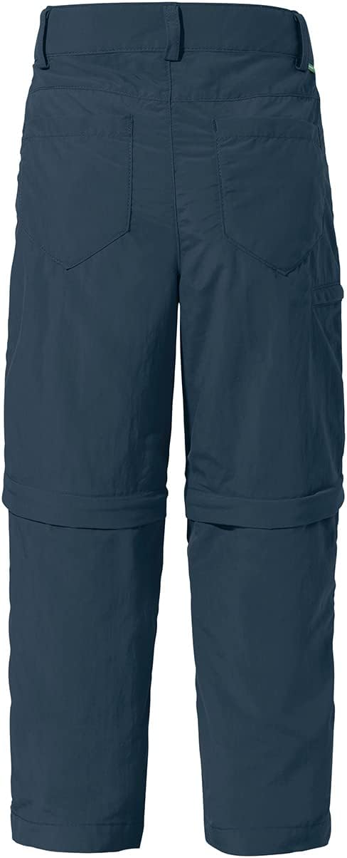 VAUDE Unisex Kids Detective Antimos Zo Pants Hose, Dark Sea Uni, 92 EU