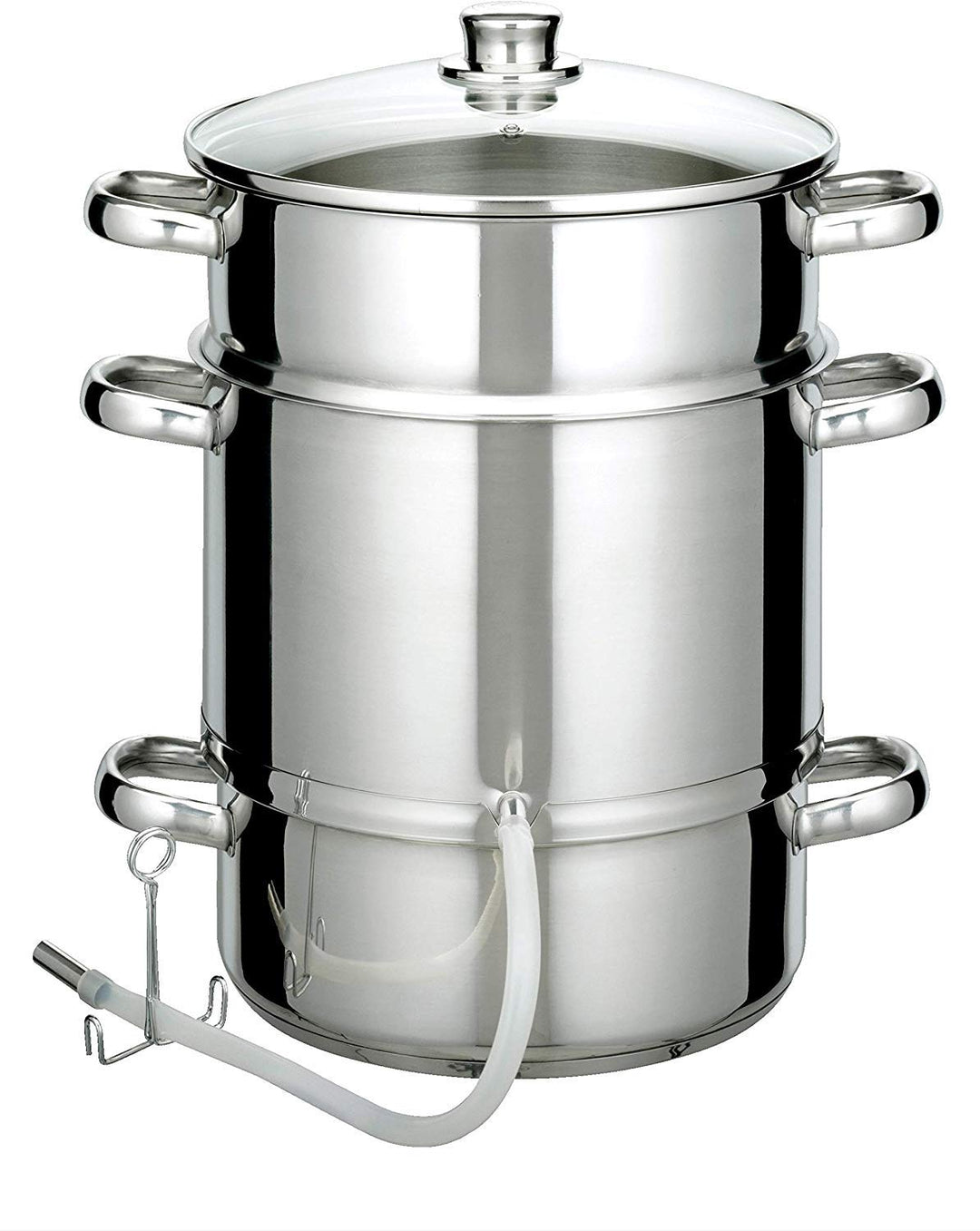 GSW 555975 Edelstahl Entsafter 26cm, Glas,