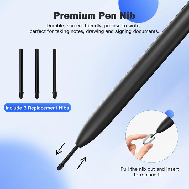 TiMOVO EMR Stift Kompatibel mit Remarkable 2, Digitaler Stift für Remarkable mit Radiergummi, Neigun