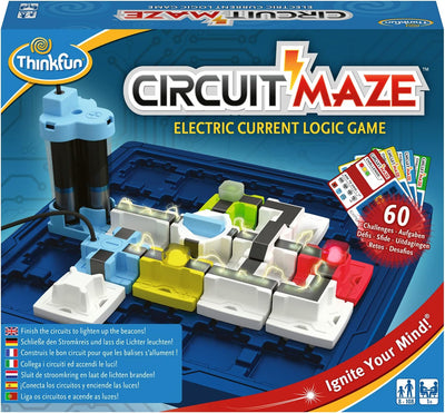 ThinkFun - 76341 - Circuit Maze -- das spannungsgeladene Logikspiel von ThinkFunk für Jungen und Mäd